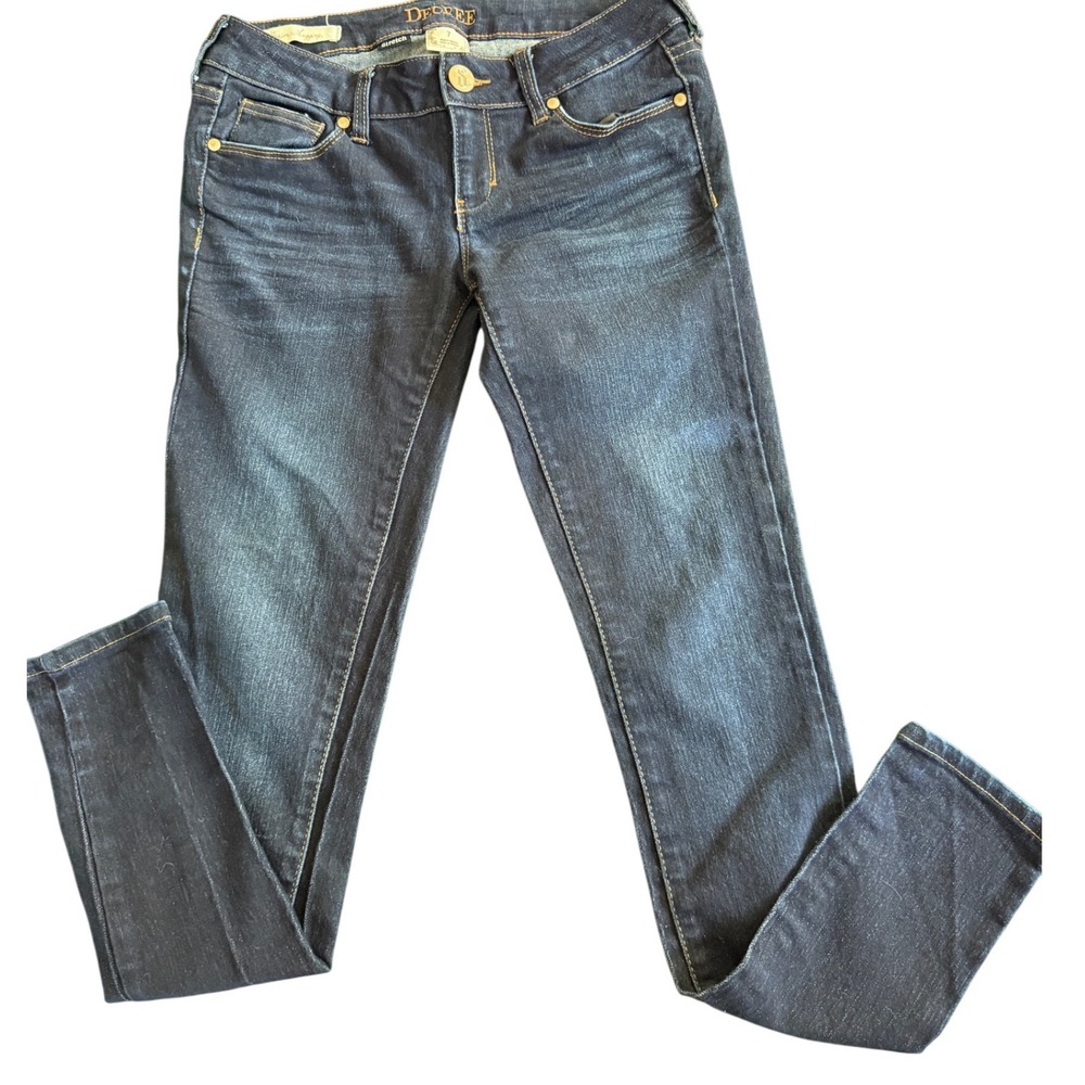 Decree Denim Legging Skinny Jeans Dark Wash Stretch Size‎ 7 Womens RN 93677